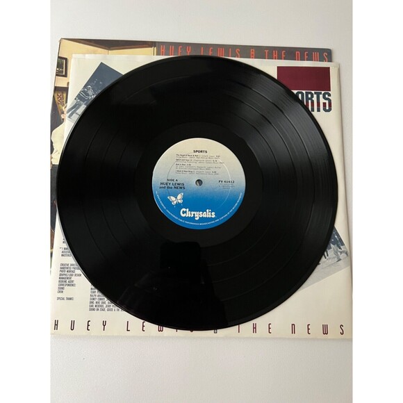 Huey Lewis And The News Sports 1983 LP Chrysalis FV 41412 VG+ Orig Inner Cleaned - Picture 6 of 9